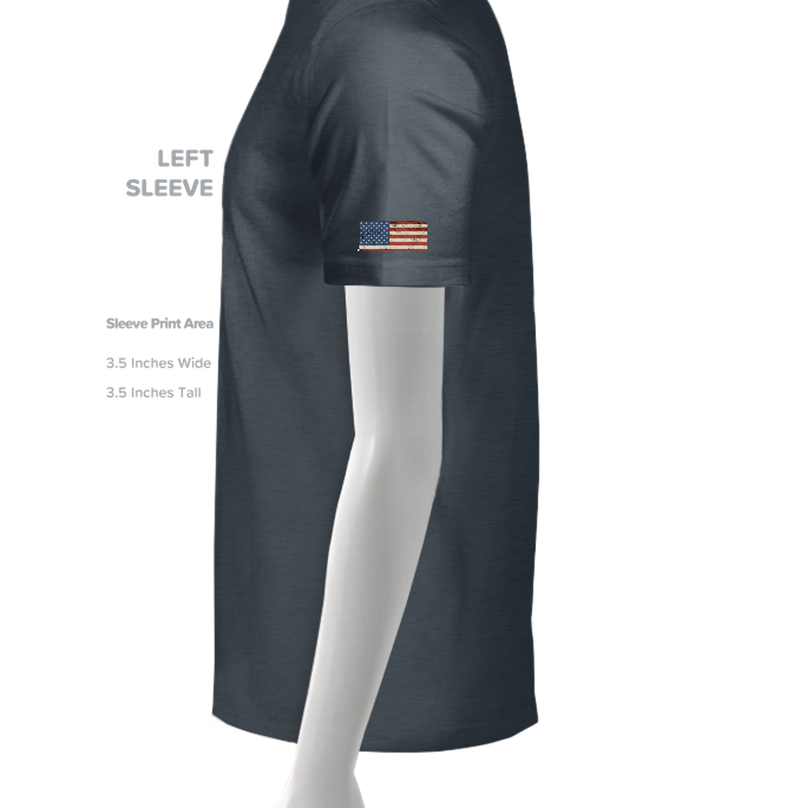 Heather Navy - G500 - SLEEVE_LEFT
