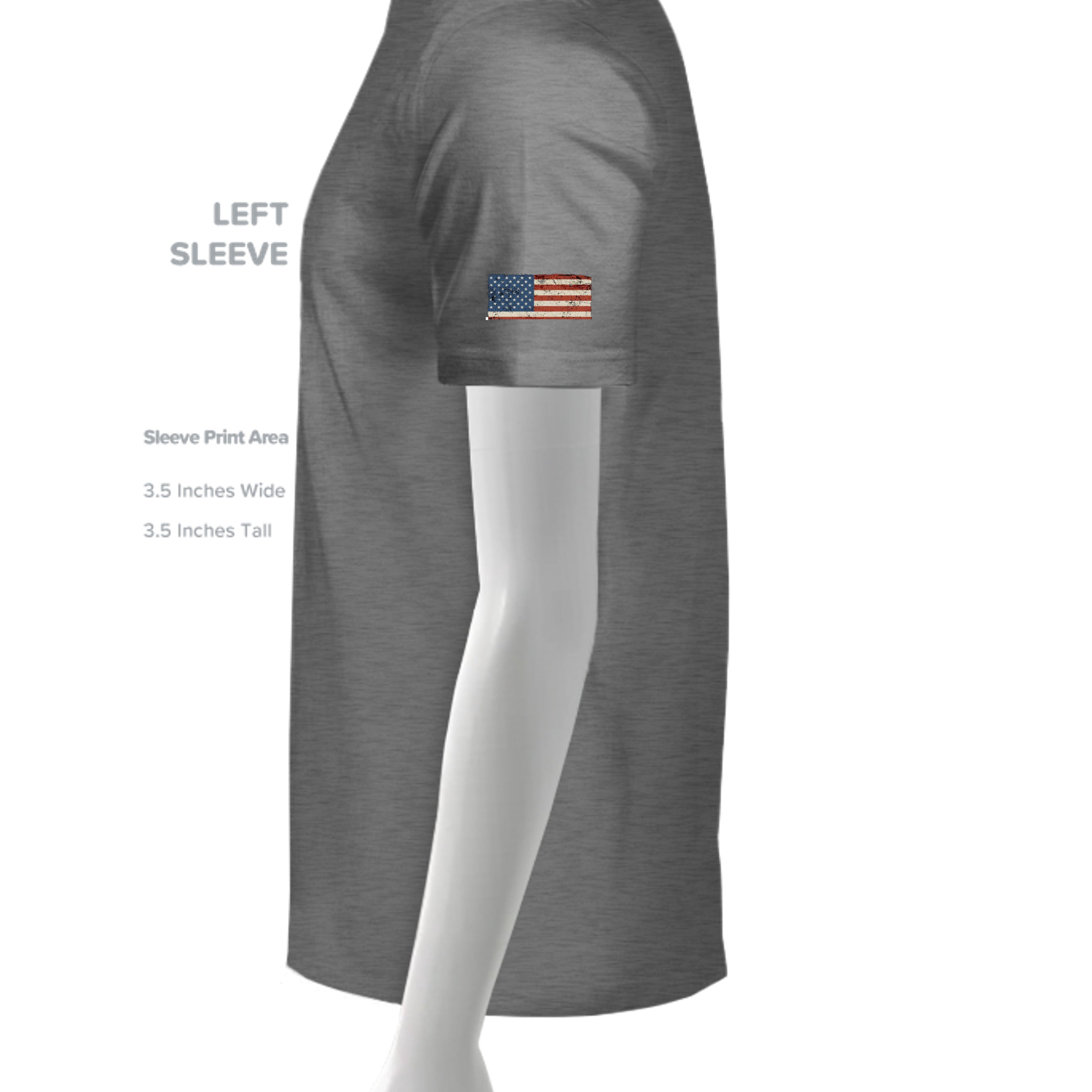 GRAPHITE HEATHER - G500 - SLEEVE_LEFT